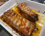Une image de l'étape 6 de Côtes levées sauce barbecue.