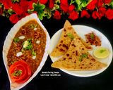 A picture of step 7 of Green Moong Mughlai Makhani with Triangular Paratha - Mini Lunch/Dinner Platter - Delicious & Nutritious Tiffin.