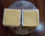 Foto del paso 1 de la receta: Sándwich de doble queso 🤤🧀