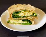 A picture of step 5 of Spinach Wrap.