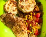 Töltött gomba, Mexican zöldségkeverék és csirkemell 🐥🍄🧀🍴 recept fázis 6 fotója