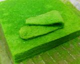 Foto langkah ke 10 dari resep Brownies Kukus Pandan Ny.Liem.