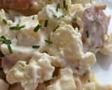 Foto del paso 15 de la receta: Ensalada alemana (kartoffelsalat) con salchichas de queso ahumadas (Bockwurst)