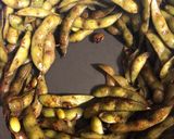A picture of step 5 of Sesame Edamame.