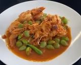 A picture of step 3 of Stir-fried Stink Bean and Prawn.