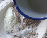 Foto del paso 1 de la receta: Pan de campo con manteca y salvado de trigo🍞