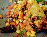 A picture of step 6 of Paneer Vegetable Biryani with Saffron Milk.