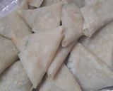 A picture of step 5 of Frozen Samosas.