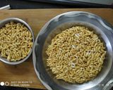 A picture of step 7 of Murmurra chikki cake.