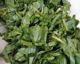 A picture of step 3 of Chatpata Palak Paneer.
