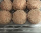 Foto del paso 4 de la receta: Albóndigas de pollo con fideos cristal y salsa de verduras