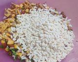 A picture of step 5 of Corn Bhel.