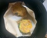 Foto del paso 4 de la receta: Milanesa de zapallito con polenta y avena en Airfryer