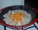 Sertéspörkölt Tajine edényben recept fázis 4 fotója