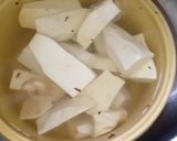 A picture of step 1 of Ojojo that doesn’t soak up excess palm oil!.