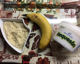 Foto del paso 1 de la receta: Tortitas 🥞 de Requesón y plátano al horno