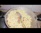 A picture of step 3 of Achari chicken veg pasta.