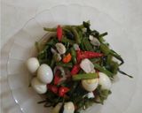 Foto langkah ke 7 dari resep Tumis kangkung telur puyuh.
