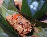 Foto langkah ke 4 dari resep Pepes teri tempe lamtoro.