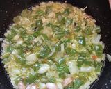 Foto del paso 2 de la receta: Garbanzos con bacalao y acelgas