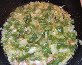 Foto del paso 2 de la receta: Garbanzos con bacalao y acelgas