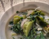 A picture of step 6 of Spinach in Coconut Milk.