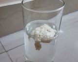 A picture of step 1 of Sourdough Pizza Bread.