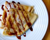 🥞 Narancsos-krémtúrókrémes palacsinta karamellöntettel recept fázis 3 fotója