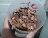 Foto del paso 1 de la receta: Bizcochuelo de "chocolate" vegano (de cascarilla)
