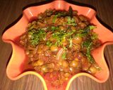 कोल्हापूर स्पेशल अख्खा मसुर भाजी (aakha masoor recipe in marathi) रेसिपी स्टेप 5 फोटो 