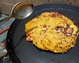 A picture of step 3 of Healthy oats paneer chilla.
