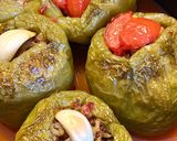 A picture of step 1 of Stuffed Pepper with mince 🫑.