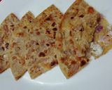 A picture of step 3 of Paneer Onion Paratha.