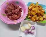 Foto langkah ke 1 dari resep Ati Kentang Kecap.