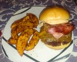 Foto del paso 7 de la receta Hamburguesa gourmet Casera con salsa Big Mac y patatas de Luxe