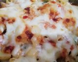 A picture of step 4 of Cheesy baked pasta.