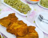 عکس مرحله 1 از دستور باقالی پلو و شوید با ماهی سوخاری😍😋