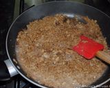 A picture of step 2 of Khoresht-e Fesenjan ( Pomegranate stew with chicken and walnut.