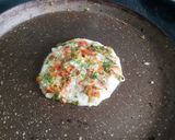 A picture of step 3 of Vegetables Uttapam.