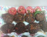 A picture of step 9 of Mutton mince chably kababs.