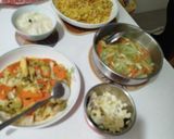 Foto langkah ke 4 dari resep Yellow Fried Rice Tuna.