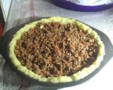 A picture of step 4 of Shepherd’s pie 🥧.