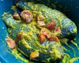 Foto langkah ke 2 dari resep Pais/Pepes Ikan Nila Bumbu Kuning.