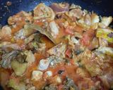 A picture of step 5 of Chicken Biryani.