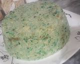 A picture of step 10 of Green biryani with kofta cake🍽.