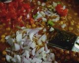 A picture of step 10 of Chana chaat or chickpeas.