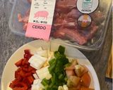 Foto del paso 1 de la receta Costillas de cerdo en salsa (olla exprés) 🐷🧅🧄🍅🥕