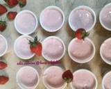 Strawberry ice cream langkah memasak 7 foto