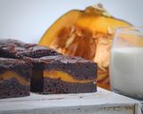 Foto langkah ke 8 dari resep Pumpkin Brownie (gluten free).