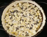 Une image de l'étape 4 de Tarte aux pommes et chocolat amandes.